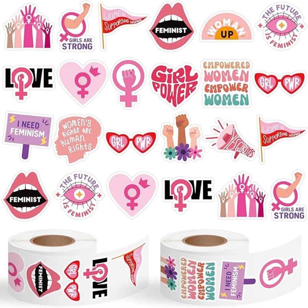 1000 Feminist Stickers – Women’s Rights & Girl Power Decals
